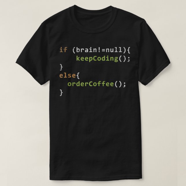 Funny Programmer Debugger Coffee Lover Geschenkpro T-Shirt (Design vorne)