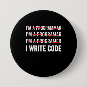 Funny Programmer I Wite Code Button