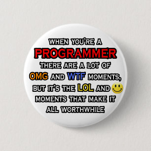 Funny Programmer ... OMG WTF LOL Button