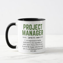 Funny Project Manager Wörterbuchdefinition, Spaß