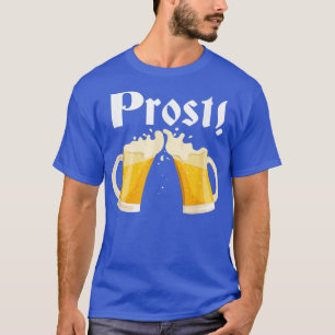 Funny Prost Beer Amerikanische Flagge Oktoberfest T-Shirt