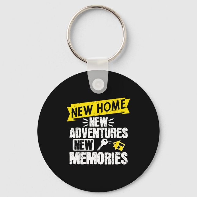 Funny Proud Homeowner New Homenew Adventures New M Schlüsselanhänger (Vorderseite)