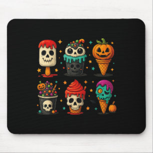 Funny Psicle Summer Horror Halloween Ice Creme Sum Mousepad