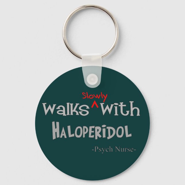 Funny Psych Nurse Geschenke Schlüsselanhänger (Vorderseite)