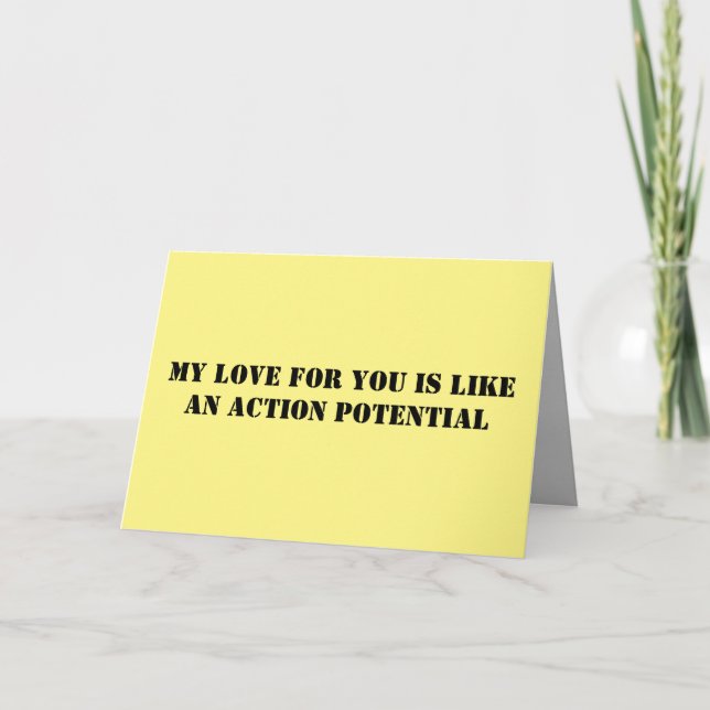 Funny Psychology Liebe Card Karte (Vorderseite)