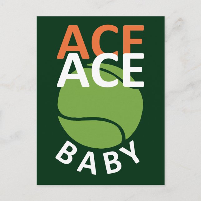 Funny Pub for Tennis Player Postkarte (Vorderseite)