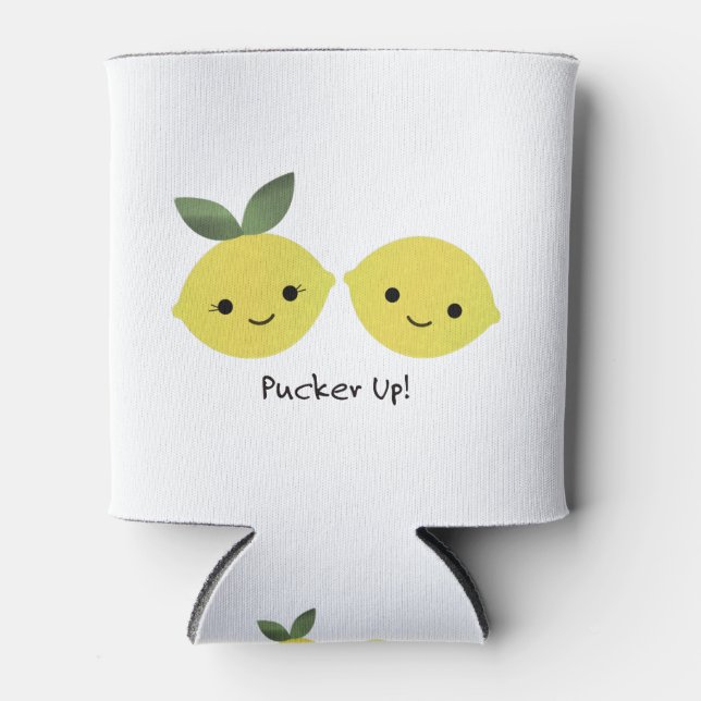 Funny Pucker Up Lemons Dosenkühler (Vorderseite)