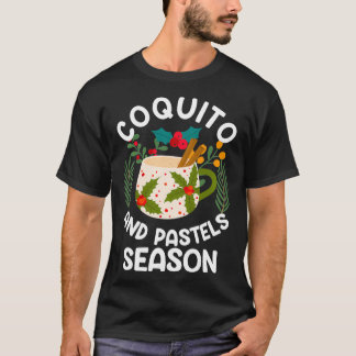Funny Puerto Rico Coquito und Pastells Saison Bori T-Shirt