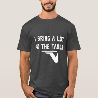 Funny puff ich viel auf den Tisch Funny Server bri T-Shirt