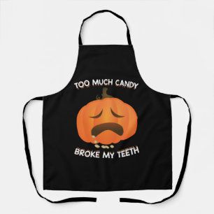 Funny Pumpkin Halloween Candy Gift Schürze