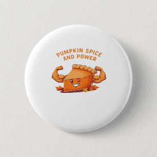 Funny Pumpkin Pie Erntedank Classic T - Shirt.png Button