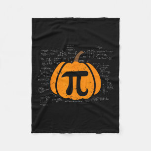 Funny Pumpkin Pie Math Teacher Halloween Thanksgiv Fleecedecke