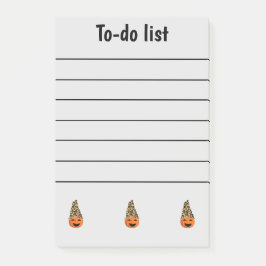Funny Pumpkin To-do List Post-it Klebezettel