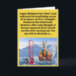 Funny Pun Dolly Llama Happy Birthday Karte<br><div class="desc">Manchmal muss man nicht den ganzen Weg nach Tibet gehen,  um ein Dolly Lama zu finden! Außerdem müssen Sie nicht in ein Casino oder auf eine Sportwettwebsite gehen,  wenn Sie Tibet gewollt haben. Genießen Sie diese lustige Wortspielkarte!</div>
