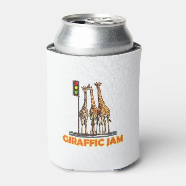 Funny Pun Giraffe Jam Dosenkühler (Kanne Vorderseite)