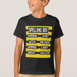 Funny Pun Halloween Kostüm für Lehrer Rechtschreib T-Shirt