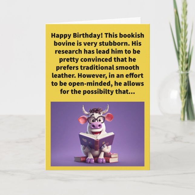 Funny Pun könnte beißen Geburtstag Karte (Vorderseite)
