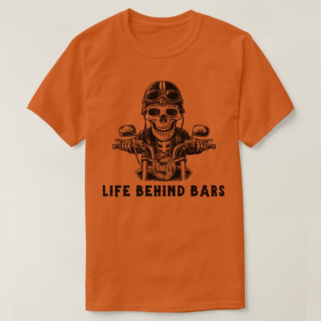 Funny Pun Motorrad Rider T-Shirt (Design vorne)