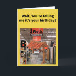 Funny Pun Well Aisle B Birthday Karte<br><div class="desc">Nun,  nun ja,  sieht aus wie eine andere Geburtstagskarte! Ich hoffe,  Sie graben dieser Karte einen Haufen. Dies ist ein weiteres Beispiel für eine gängige Phrase,  die immer lustig zu meinem verdrehten Geist klang. Genießen Sie diese lustige Wortspielkarte!</div>
