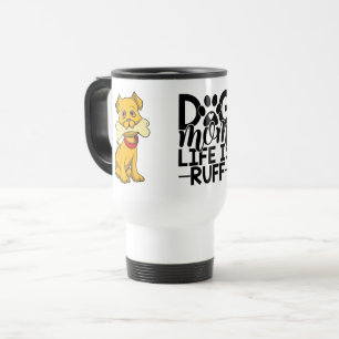 Funny Puppy Doggy Mama Geschenk Cartoon Dog Kaffee Reisebecher