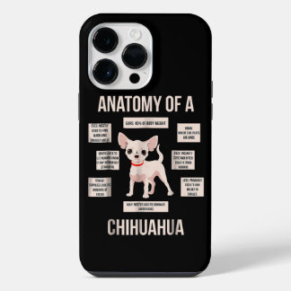 Funny Puppy Geschenkanatomie einer Chihuahua iPhone 14 Pro Max Hülle