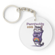 Funny Purrally Cool" Katze