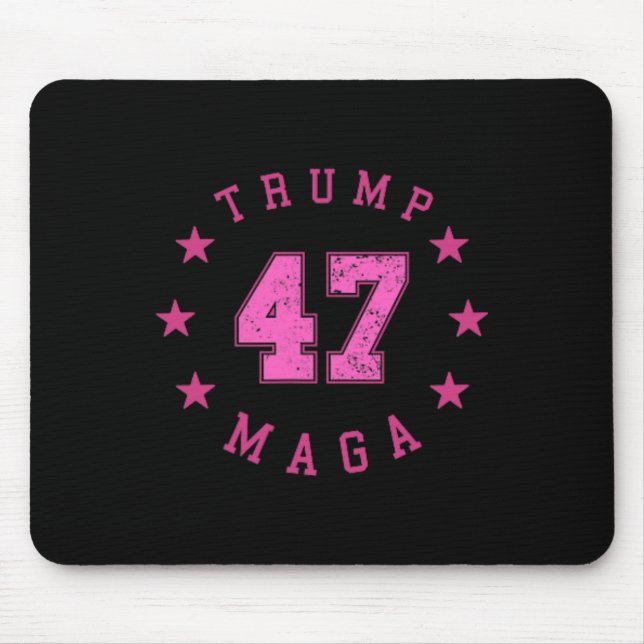 Funny Qr 45 47 Trump Einweihung 2025 Dance Code Mousepad (Vorne)