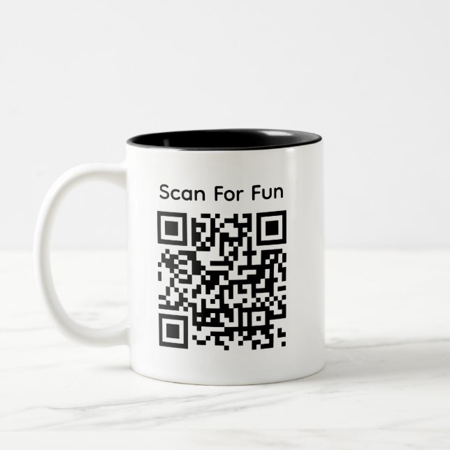 Funny QR Code Tasse pnng, Sarcastic Tasse Wrap (Links)