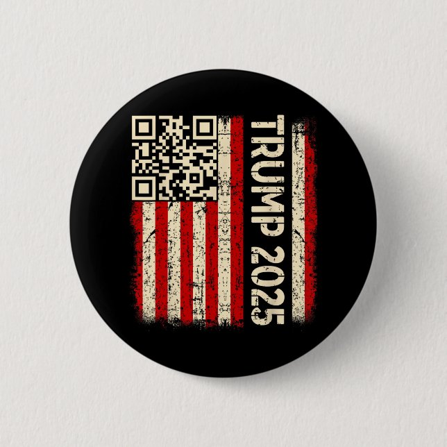 Funny Qr Donald Trump tanzt 4745 Code Video Button (Vorderseite)
