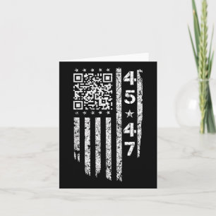 Funny Qr ist der Back President Trump Code Karte
