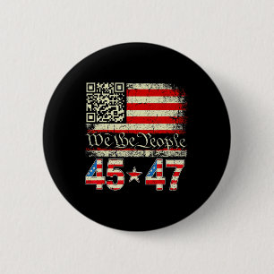 Funny Qr Präsident Trump 4547 T-Shirt Trump Dancin Button