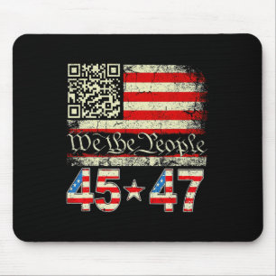 Funny Qr Präsident Trump 4547 T-Shirt Trump Dancin Mousepad