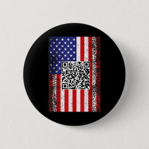 Funny Qr Präsident Trump Code Dance Button