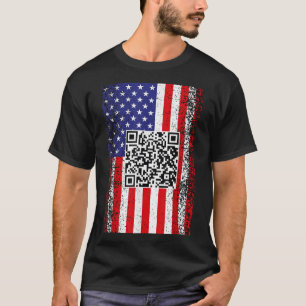 Funny Qr Präsident Trump Code Dance T-Shirt