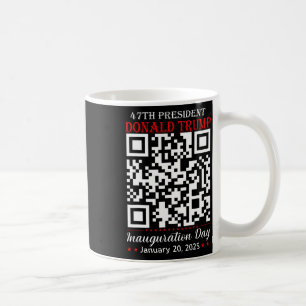 Funny Qr Präsident Trump Dance Code Einweihung D Kaffeetasse
