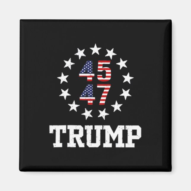 Funny Qr Präsident Trump Dance Code Einweihung D Magnet (Vorne)