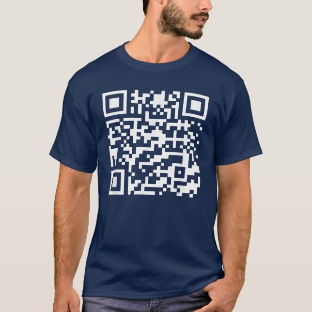 Funny QR Präsident Trump Dance Code T-Shirt (Vorderseite)