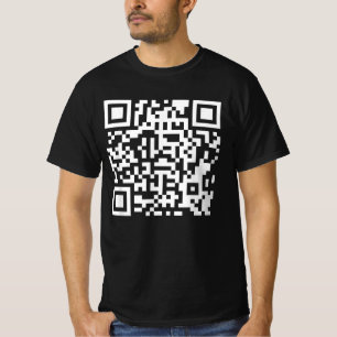 Funny QR Präsident Trump Dance Code T-Shirt