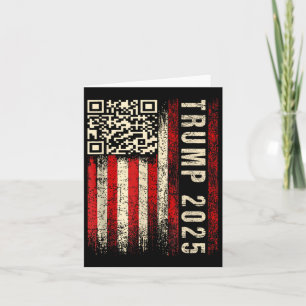 Funny Qr Präsident Trump Tag der Amtseinführung 20 Karte
