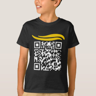 Funny Qr Präsident Trump Tance Code 1 T-Shirt