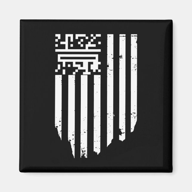 Funny Qr Präsident Trump Tance Code Magnet (Vorne)