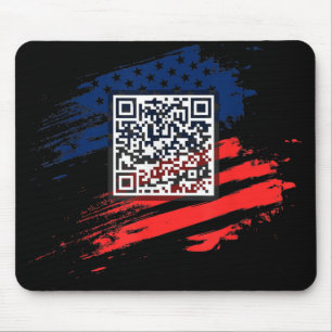 Funny Qr Präsident Trump Tance Code Mousepad