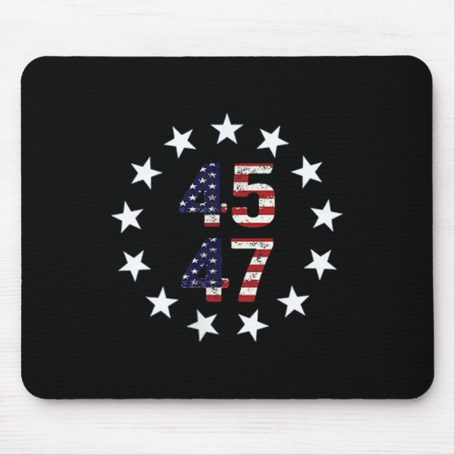 Funny Qr Präsident Trump Tance Code Mousepad (Vorne)