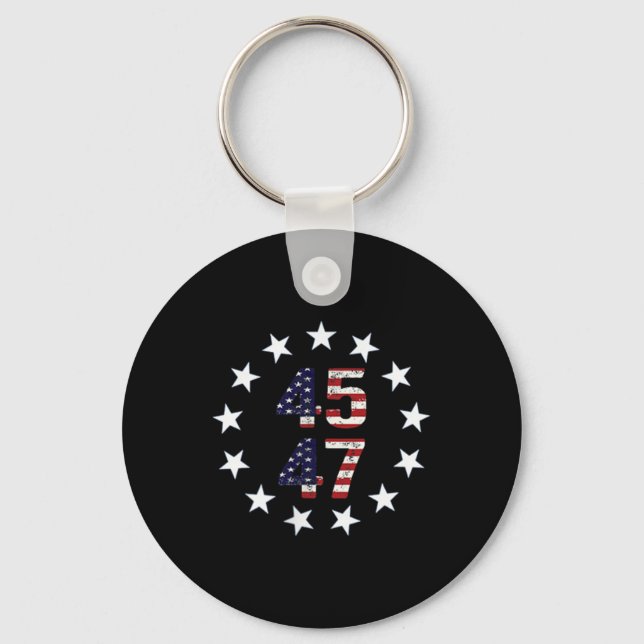 Funny Qr Präsident Trump Tance Code Schlüsselanhänger (Vorderseite)
