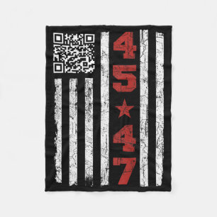 Funny Qr Präsident Trump Tance Code Trump 4547 (on Fleecedecke