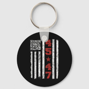Funny Qr Präsident Trump Tance Code Trump 4547 (on Schlüsselanhänger