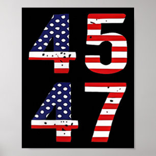 Funny Qr Präsident Trump Tance Code Trump 45_47 Poster