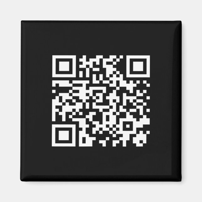Funny Qr Präsident Trump Tanzcode 2025 Magnet (Vorne)