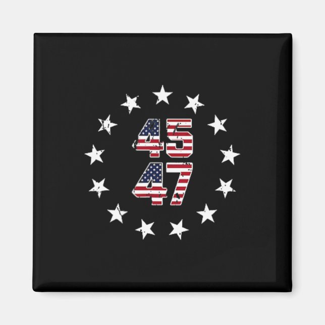 Funny Qr Präsident Trump Tanzcode (auf Byck) 7 Magnet (Vorne)