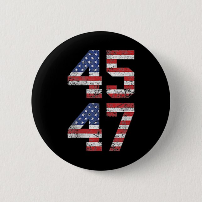 Funny Qr Präsident Trump Tanzcode (auf der Rücksei Button (Vorderseite)